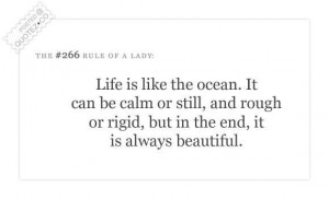 Life is like the ocean quote