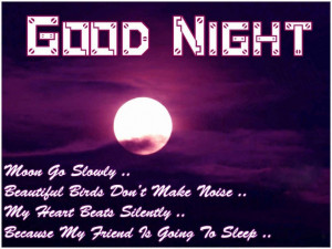 Good Night Wishes For Friend Image