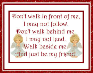 Just Be My Friend – Friendship Quote