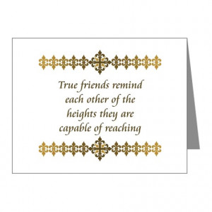 Friend Friendship Saying Sayings Thank You Cards And Note True