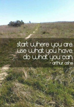 Arthur Ashe quote