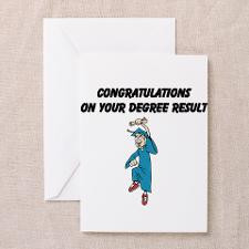 Congratulations on degree Greeting Cards for