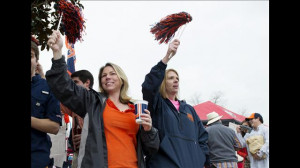 Auburn Tigers Fans Anna Williams And Shannon Stansell Tailgate Prior