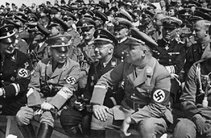 Heinrich Himmler and Martin Bormann