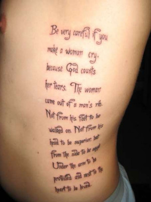 You are here: Home › Tattoo Designs › rib tattoo quotes for guys