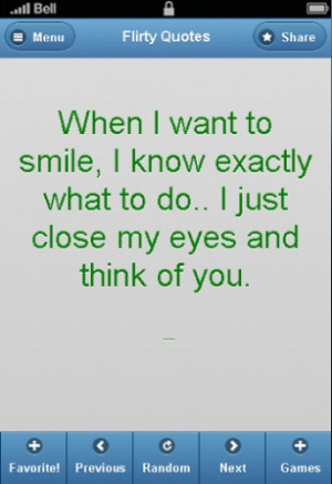 View bigger - Cute Flirty Quotes - FREE for Android screenshot