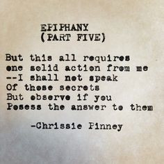 Chrissie Pinney Epiphany, Part Five. Rebuild series no. 50 #epiphany # ...