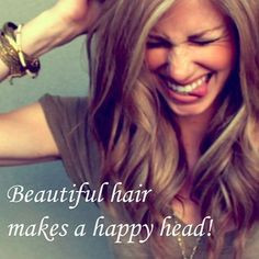 ... hair makes a happy head!