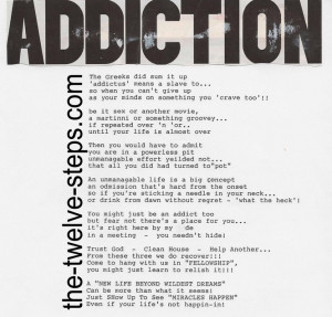 Poems for Addiction Recovery Quotes