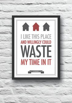 Quote poster, Shakespeare, quote print, As You Like It, housewarming ...