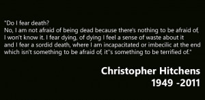 Hitch (Hitchens Quotes)