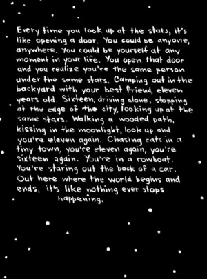 lost at sea #comic #stars #Bryan Lee O'Malley #stars quotes #quotes