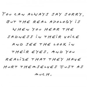 apology, eyes, hurt, quote, sad, sorry, text, true, voice
