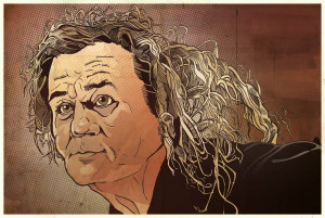 big ern mccracken bill murray kingpin illustration big ern mccracken ...