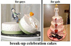 Break Up Celebration Cakes