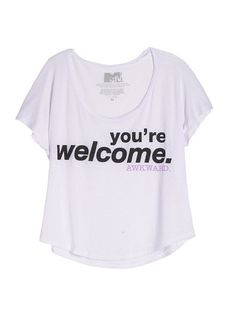 ... You're Welcome Tee > tops > graphic tees > view all graphic tees