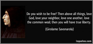 More Girolamo Savonarola Quotes