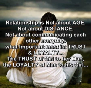 relationship is oll bout strong bounding b/w two
