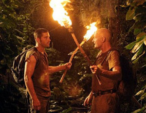 Jack and Locke, the final protagonist and antagonist of Lost.
