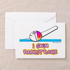 Swimmer Greeting Cards
