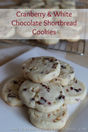 Cranberry White chocolate shortbread cookies (9)