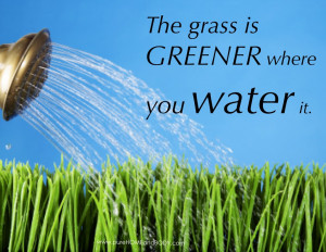 The grass is greener quote1