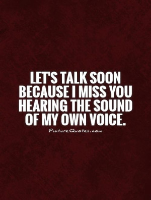 miss talking to you quotes