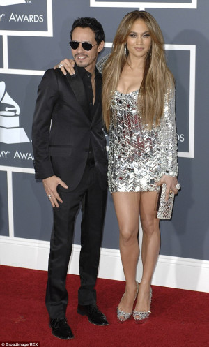 Before it all went wrong: Marc Anthony and Jennifer Lopez at the 53rd ...