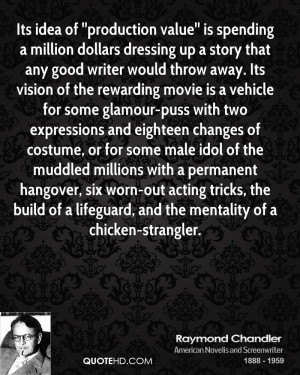 million dollars dressing up a story that any good writer would throw ...