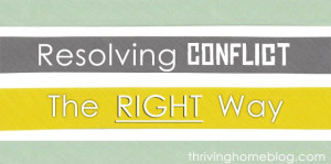 resolving conflict