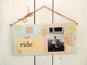 Vintage Home Decor Inspirational Quote Sign 