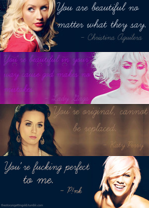 You are beautiful no matter what they say . - Christina Aguilera