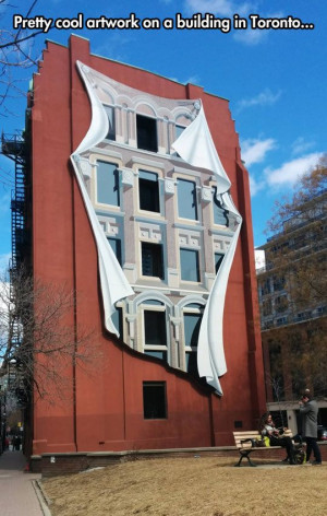 Funny building in Toronto