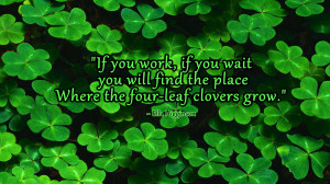four leaf clover wallpaper Four Leaf Clovers | Ella Higginson