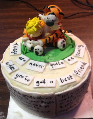 Calvin and Hobbes Birthday Cake by simplysweets
