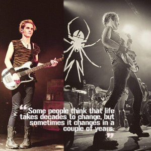 Mikey Way you're an inspiration.