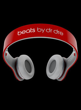 Dre Beats Solo Headphones Red