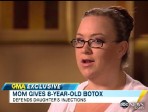 the crazy bitch mother who Botox Mom