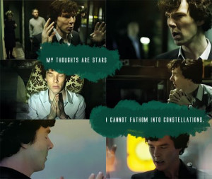 John Green quotes + Sherlock = awesome