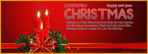 FB Cover Merry Christmas Quotes Candles Wishes Facebook Covers ...