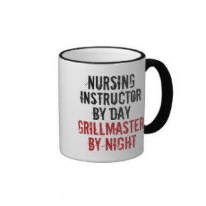 Grillmaster Nursing Instructor Coffee Mugs