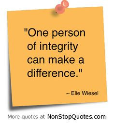 Quotes and Sayings about Integrity