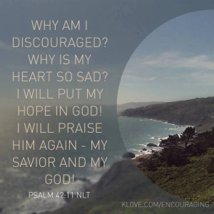 Don't be discouraged!