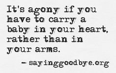 miscarrage, abortion, stillbirth are ways to loose a baby....but they ...