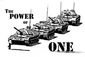 Tiananmen Square Power of One T Shirt Tanks Beijing Based on Jeff ...