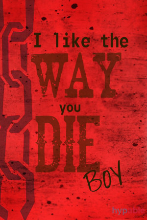 Poster quote Django Unchained