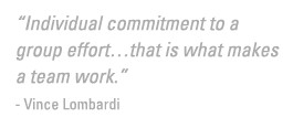 Quote by Vince Lombardi