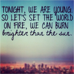 We are young