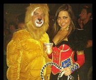 Ringmaster and lion