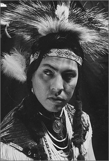 young Joe Medicine Crow. His grandfather was a chief of the Crow ...